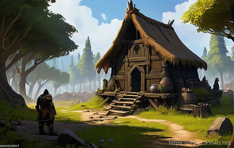 워크래프트3 카운터 빌드 전략 - **Prompt 1: Early Game Scouting and Strategic Observation**
    "A lone Human Peasant, cautiously pe...